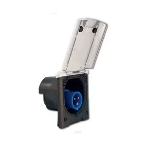 Tomada de parede exterior 220v grande branca