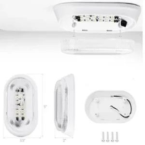 Aplique de 12 V com 24 LED de luz fria