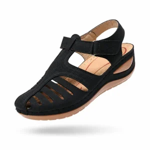 Melinda Comfort Lady - Sandália Semi-Ortopédica Senhora em Couro Vegan