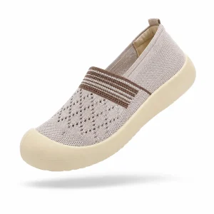 UrbanEase Knit – Sapatos barefoot respiráveis slip-on unissexo