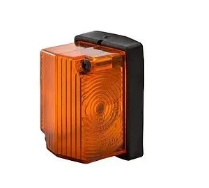 Farolin rectang laranja c/parafuso