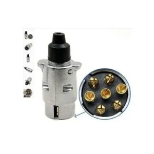 Ficha metal 7 pinos Tirol
