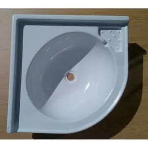 Lavatório de canto branco 42cm x42cm