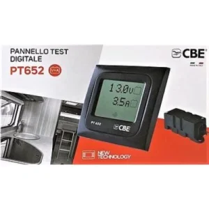 Painel de monitorização de bateria preto CBE