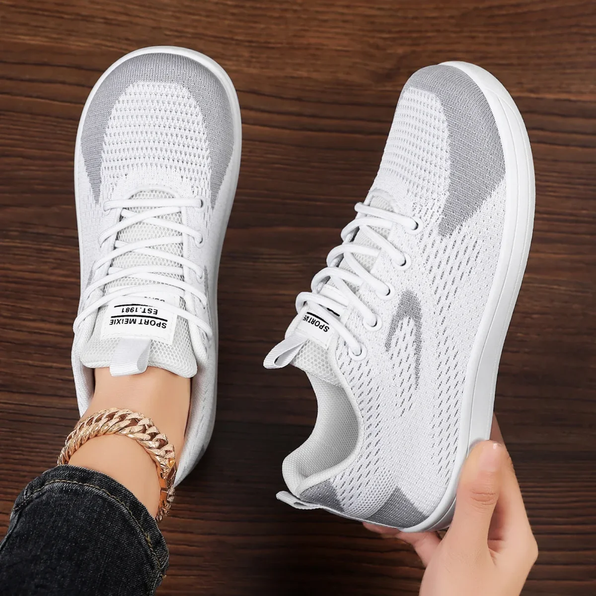 UrbanEase Flow – Ténis Femininos Conforto Barefoot - Image 4