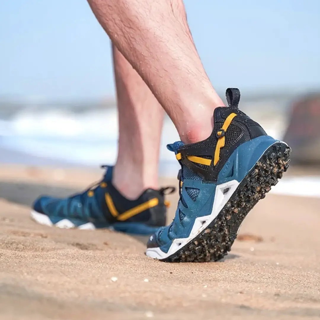 Tênis Trekking Impermeável Unissex Leopard Navy Blue - Image 3