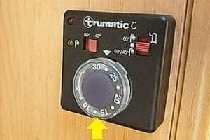 Truma Trumatic C-3402 – roda de ajuste