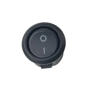 Mini interruptor basculante redondo de (12V-6A)