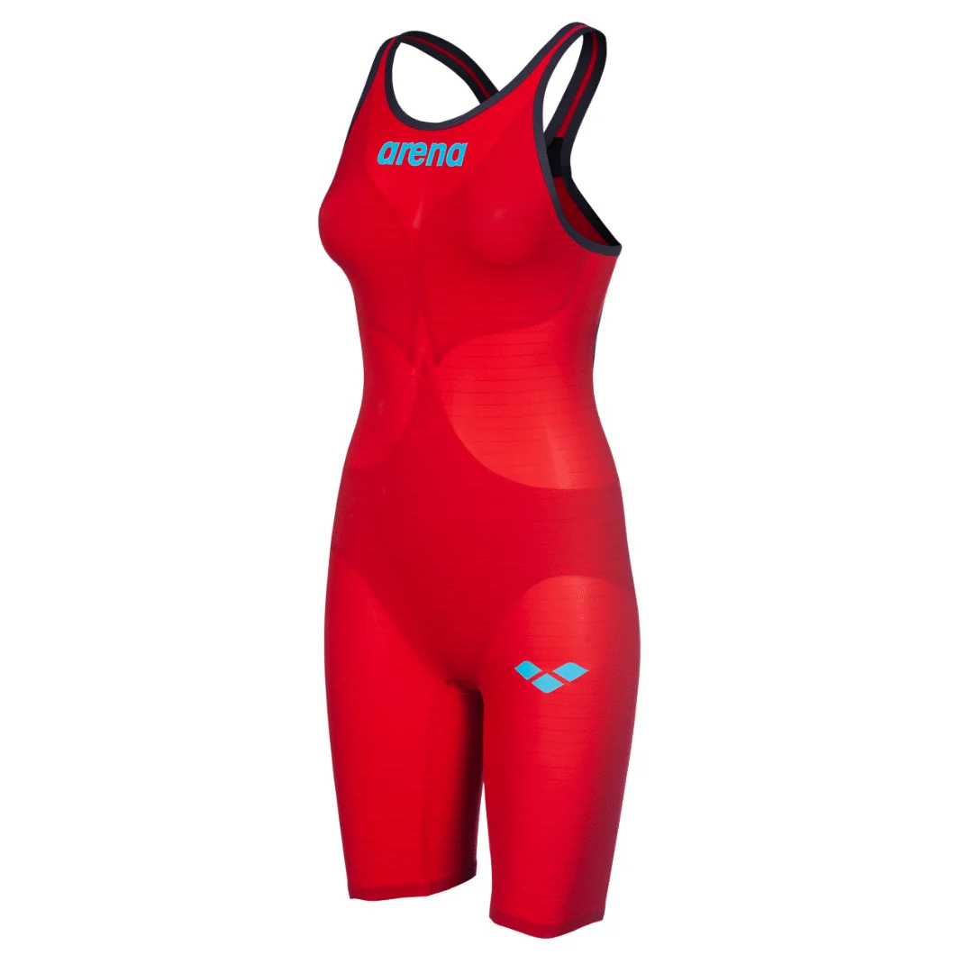Arena Wedstrijdbadpak Powerskin Carbon Air2 Open Rug Rood