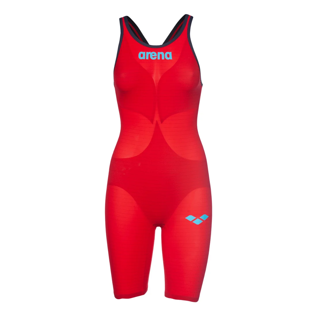 Arena Wedstrijdbadpak Powerskin Carbon Air2 Open Rug Rood - Image 3