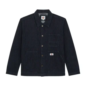 dickies casaco herrigbone selvedged denim