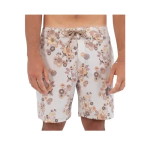 hurley calções de banho phantom naturals tailgate 18´´
