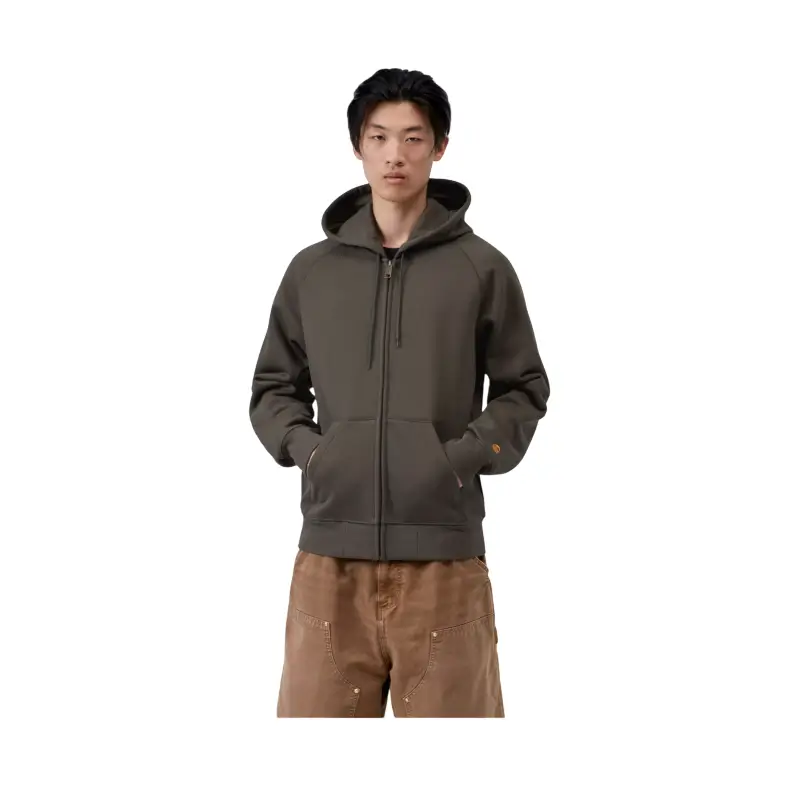 carhartt wip casaco com carapuço chase - Image 4