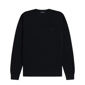 fred perry camisola com pespontos em piqué