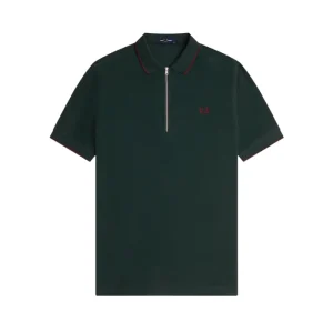 fred perry polo em piqué de crepe
