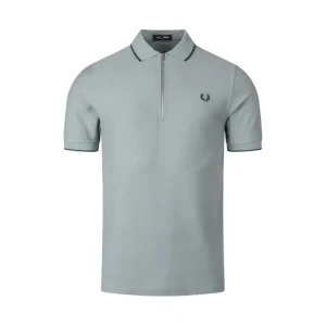 fred perry polo em piqué de crepe