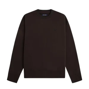 fred perry camisola com borda com ponto descontínuo grande