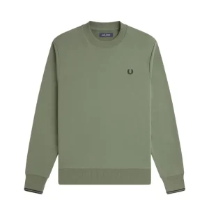 fred perry camisola com gola redonda